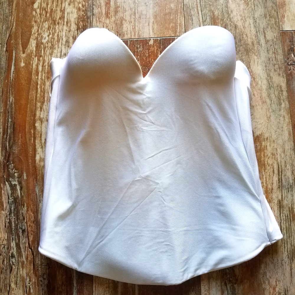 David's bridal strapless corset bra 38b